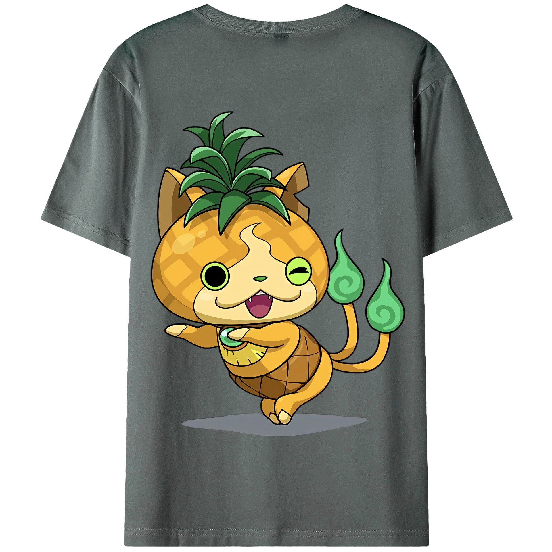 （画像用） 妖怪ウォッチ Yo-kai Watch 綿100％半袖Tシャツ（背面プリント）